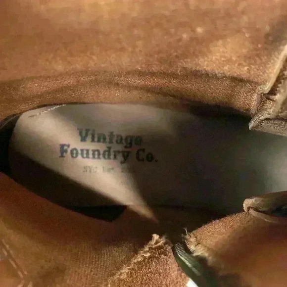 Vintage foundry size 7 boots leather style VFL186 Gemma - Picture 9 of 9